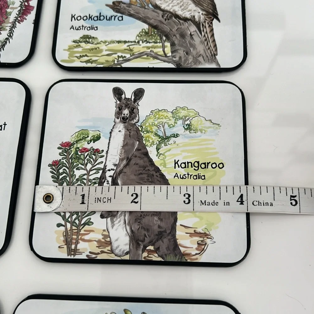 Australia Theme set of 6 coasters